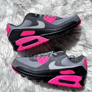 Nike Air Max 90 Wolf Grey Hyper Pink